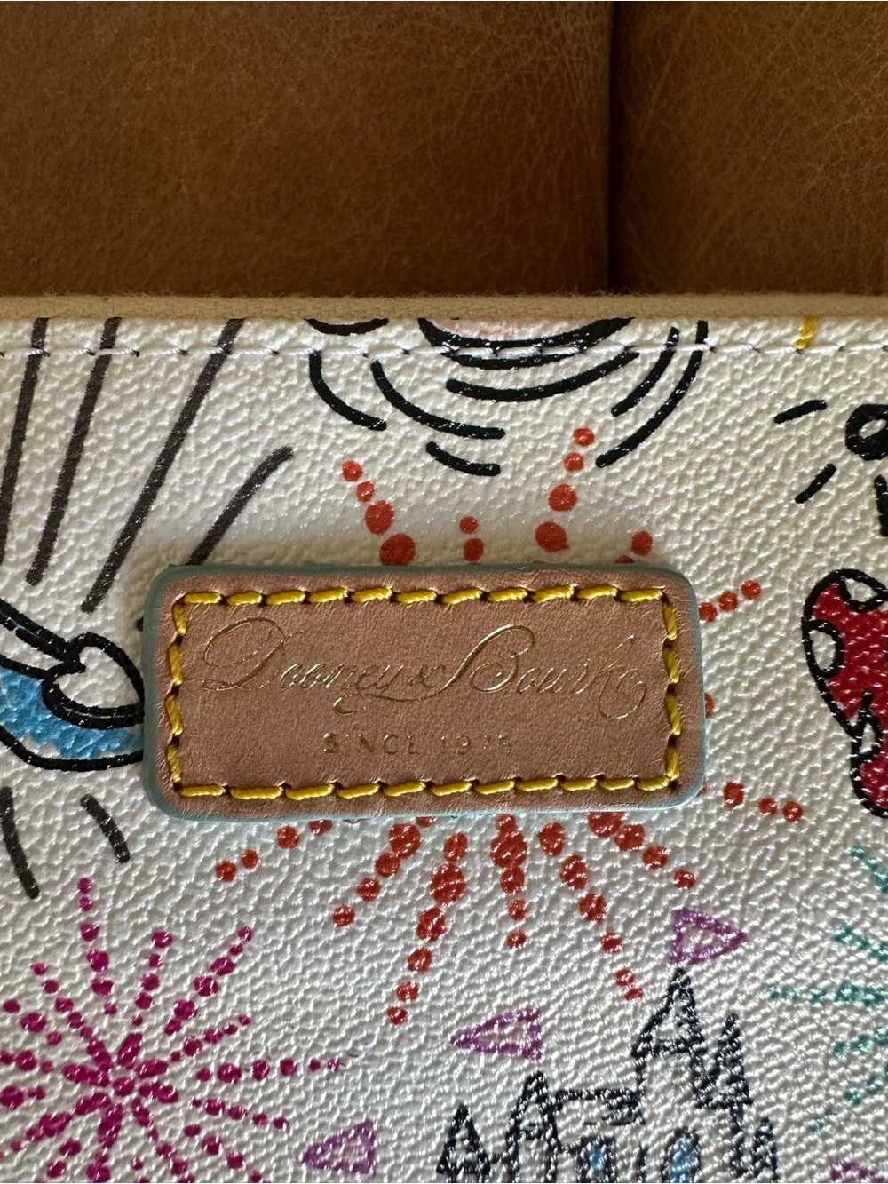Dooney & Bourke Disney Parks Sketch Print Wallet NWT - Picture 4 of 5